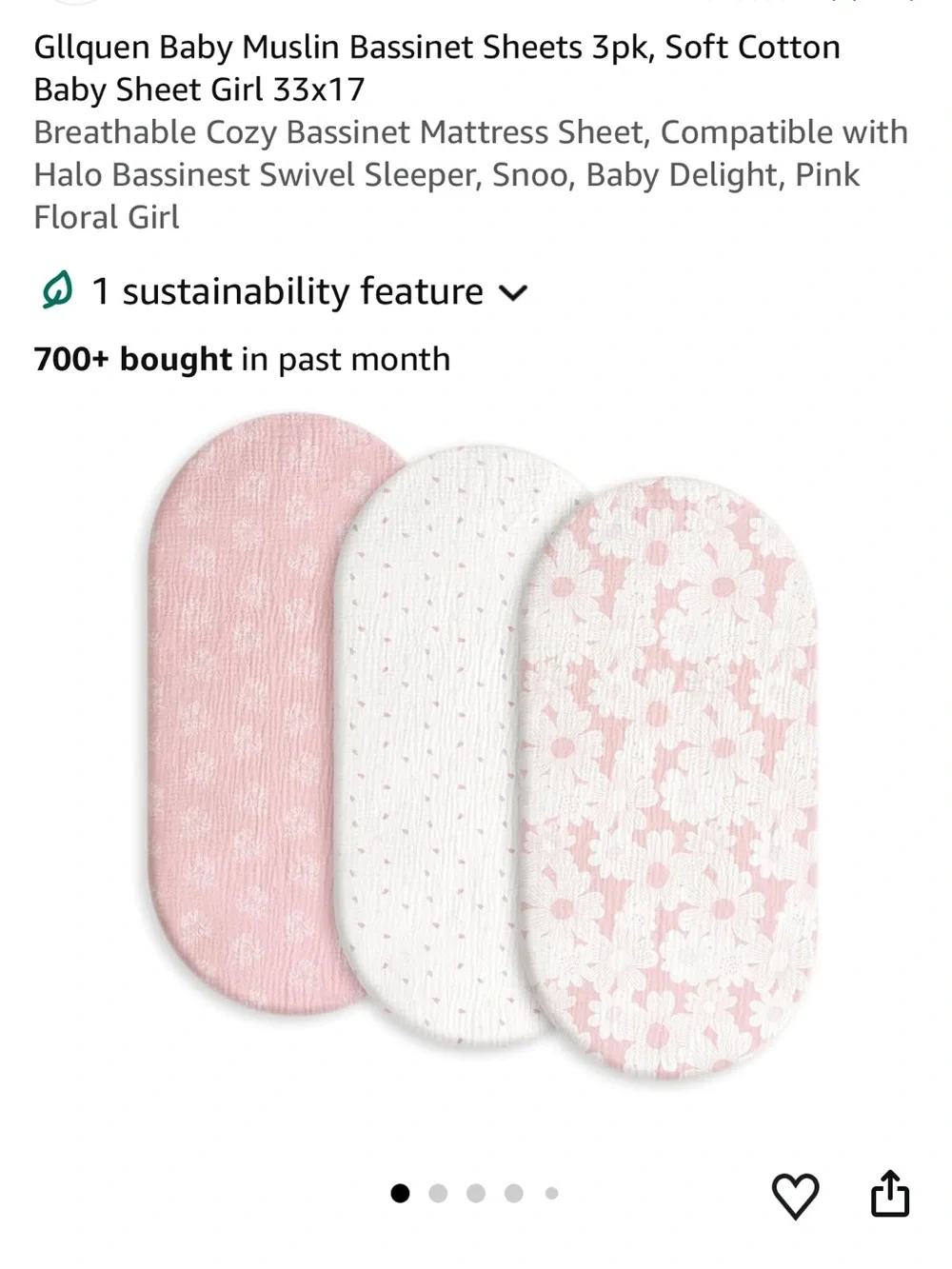 Baby delight bedside me bassinet Mattress Pad Cover x 2, 3 sheets